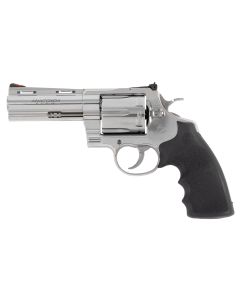 Colt Mfg ANACONDASP4RTS45C Anaconda45 Colt (Long Colt) 6rd Shot 4.25" Stainless Vent Rib Barrel, Cylinder &amp; Frame, Black Grip