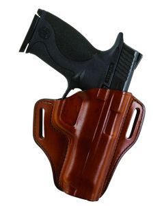Bianchi 23944 57 RemedyOWB Size 10A Tan Leather Belt Slide Fits Colt 1911 Officer Right Hand