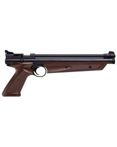 Crosman P1377BR American Classic Pump Pistol Pump 177 1rd Brown Polymer Grips