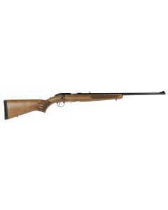 Ruger 8329 American RimfireFull Size 22 LR 10+1 22" Satin Blued Steel Barrel, Satin Blued Drilled &amp; Tapped Steel Receiver w/Integral Scope Base, Fixed Wood Stock, Right Hand