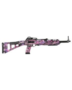 Hi-Point 4095TSPI 4095TS Carbine 40 S&amp;W Caliber with 17.50" Barrel, 10+1 Capacity, Country Girl Metal Finish, Country Girl Camo Fixed All Weather Skeletonized Stock &amp; Polymer Grip Right Hand