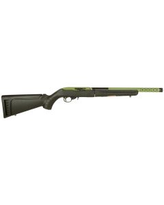 Ruger 21155 10/22 Takedown Lite Sports South Exclusive Full Size 22 LR 10+1 16.12" Green Threaded Barrel, Green Steel Receiver, Black Synthetic Ruger Modular System Stock, Right Hand