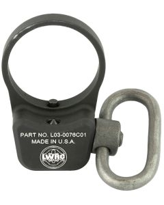LWRC 2000072A01 LWRCI Ambi QD Sling Mount with QD Swivel Black Metal