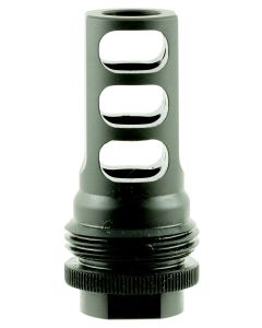 SilencerCo AC1557 ASR Muzzle Brake Black Steel with 5/8"-32 tpi Threads for 458 Cal