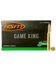 HSM 338RUM10N Game King338 RUM 215 gr Sierra GameKing Spitzer Boat Tail 20 Per Box/ 20 Case