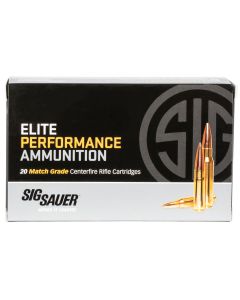 Sig Sauer E3WMM120 Marksman Elite300 Win Mag 190 gr Open Tip Match 20 Per Box/ 25 Case