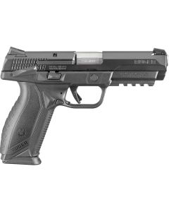 Ruger 8618 American Duty Duty Frame 45 ACP 10+1 4.50" Stainless Steel Barrel, Black Nitride Serrated Stainless Steel Slide, Black Polymer Frame w/Picatinny Rail, Textured Wraparound Grip, Right Hand