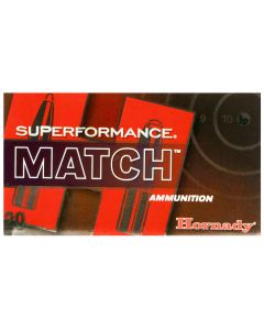 Hornady 80963 Superformance Match 308Win 168gr Extremely Low Drag Match 20 Per Box/10 Case