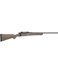 Mossberg 27873 Patriot Predator 243 Win Caliber with 5+1 Capacity, 22" Threaded/Fluted Barrel, Matte Blued Metal Finish &amp; Flat Dark Earth Synthetic Stock Right Hand (Full Size)