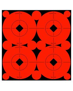Birchwood Casey 33903 Target SpotsSelf-Adhesive Paper Black/Orange 3" Bullseye 40 Pack