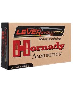 Hornady 82747 LEVERevolution45-70Gov 325gr Flex Tip eXpanding 20 Per Box/10 Case