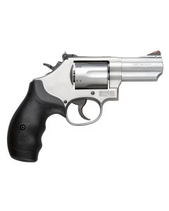 Smith &amp; Wesson 10061 Model 66 Combat Magnum 357 Mag or 38 S&amp;W Spl +P Stainless Steel 2.75" 2 Piece Barrel, 6 Shot K-Frame, Full-length Extractor Rod, Synthetic Grip, Internal Lock