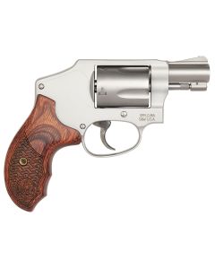Smith &amp; Wesson 170348 Performance Center Model 642 Enhanced Action 38 S&amp;W Spl +P 5rd 1.88" Stainless Steel Barrel &amp; Cylinder Matte Silver Aluminum Frame with Custom Wood Grip