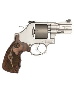 Smith &amp; Wesson 10227 Performance Center Model 986 9mm Luger 7rd 2.50" Stainless Steel Barrel with Recessed Crown, Unfluted Cylinder, Stainless Steel Frame with Custom Wood Grip Includes Moon Clips