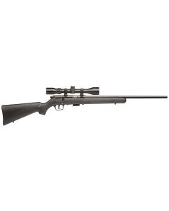 Savage Arms 96209 93R17 FXP 17 HMR Caliber with 5+1 Capacity, 21" Barrel, Matte Blued Metal Finish, Matte Black Synthetic Stock &amp; AccuTrigger Right Hand (Full Size) Includes 3-9x40mm Scope