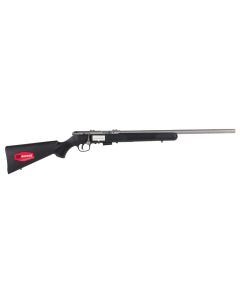 Savage Arms 94700 93 FVSS Full Size 22 WMR 5+1 21" Matte Heavy Barrel, Matte Drilled &amp; Tapped Stainless Steel Receiver, Matte Black Fixed Synthetic Stock, Right Hand