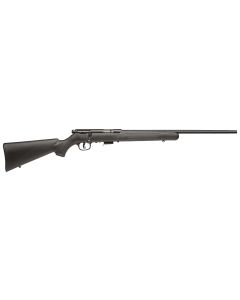 Savage Arms 96709 93R17 F Full Size 17 HMR 5+1 21" Matte Black Button Rifled Barrel, Matte Black Drilled &amp; Tapped Carbon Steel Receiver, Matte Black Fixed Synthetic Stock, Right Hand
