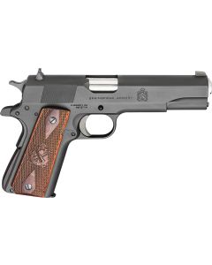 Springfield Armory PB9108LCA 1911 Mil-Spec *CA Compliant 45 ACP 5" 7+1 Black Parkerized Frame Black Parkerized Carbon Steel with Rear Serrations Slide Crossed Cannon Cocobolo Grip