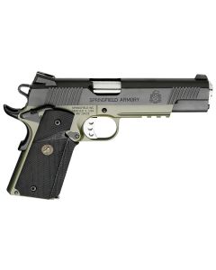Springfield Armory PX9105MLCA18 1911 Loaded Operator *CA Compliant 45 ACP 5" 7+1 OD Green Armory Kote Black Armory Kote Carbon Steel Slide Black Wraparound Rubber Grip