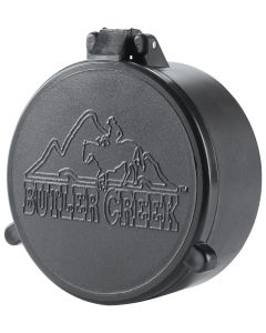 Butler Creek 30200 Flip-Open Objective Scope Cover 43.20mm Obj. Size 20 Black Polymer