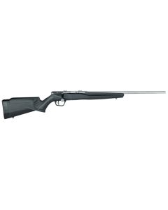 Savage Arms 70502 B Series FVSS Full Size 22 WMR 10+1 21" Matte Button Rifled Barrel, Matte Drilled &amp; Tapped Stainless Steel Receiver, Matte Black Fixed Synthetic Stock, Right Hand