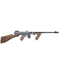 Thompson T110S 1927A-1 Deluxe 45 ACP Caliber with 16.50" Barrel, 10+1 Capacity (Stick), Blued Metal Finish, American Walnut Stock Wood Grip Right Hand