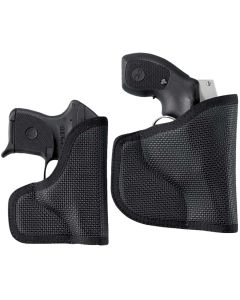 DeSantis Gunhide N38BJ8BZ0 NemesisPocket Black Rubberized Fabric Fits Glock 43 Ambidextrous
