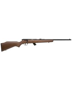 Savage Arms 20700 Mark II G Full Size 22 LR 10+1 21" Matte Black Sporter Barrel, Matte Black Drilled &amp; Tapped Carbon Steel Receiver, Satin Brown Fixed Wood Stock, Right Hand