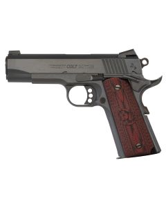 Colt Mfg O4942XE Commander Combat 9mm Luger 9+1 4.25" Steel Barrel, Blued Serrated Carbon Steel Slide, Blued Carbon Steel Frame w/Beavertail, Black Cherry G10 Grip, Ambidextrous