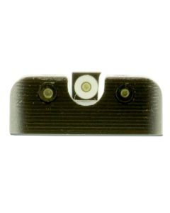 TruGlo TG231H1W Tritium ProBlack | Green Tritium White Outline Front Sight Green Tritium Rear Sight