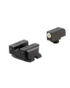 TruGlo TG231W3W Tritium ProBlack | Green Tritium White Outline Front Sight Green Tritium Rear Sight