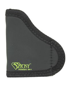 Sticky Holsters SM3 SM-3IWB Size 3 Black/Green Latex Free Rubber Fits .380 Semi-Auto w/Laser Fits Up To 2.75" Barrel Ambidextrous