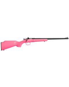 Crickett KSA2220 Youth22 LR 1rd 16.12" Blued Single Shot Barrel, Blued Stainless Steel Receiver, Pink Fixed Synthetic Stock, Right Hand