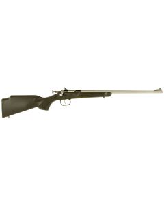 Crickett KSA2245 Youth22 LR 1rd16.12" Stainless Steel Barrel, Fixed Front/Adjustable Rear Peep Sights, Black Synthetic Stock w/11.5" LOP, Rebounding Firing Pin Safety