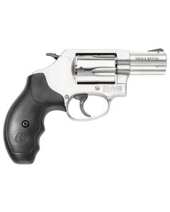 Smith &amp; Wesson 162420 Model 60357 Mag or 38 S&amp;W Spl +P 5 Shot 2.12" Stainless Steel Barrel/Cylinder, Satin Finish Stainless Steel J-Frame, Exposed Hammer