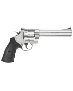 Smith &amp; Wesson 163638 Model 629 Classic 44 Rem Mag or 44 S&amp;W Spl Stainless Steel 6.50" Barrel &amp; 6rd Cylinder, Satin Stainless Steel N-Frame, Red Ramp Front/White Outline Rear Sights