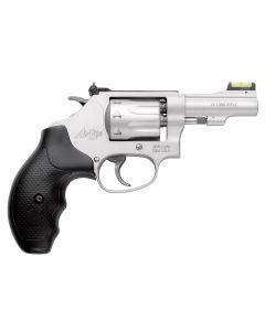 Smith &amp; Wesson 160221 Model 317 Kit Gun *CA Compliant 22 LR 8 Shot 3" Stainless Steel Barrel, Aluminum Alloy Cylinder &amp; J-Frame, HiViz Fiber Optic Green Front/Adjustable Rear Sights, Synthetic Grip