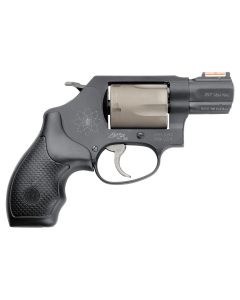 Smith &amp; Wesson 163064 Model 360 Personal Defense 357 Mag or 38 S&amp;W Spl +P 1.88"Black Stainless Steel Barrel, 5rd Titanium Cylinder, Black Scandium Alloy J-Frame, HiViz Fiber Optic Orange Front Sight