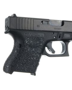 Talon Grips 116R Adhesive GripCompatible w/Glock 26/27/28/33/39 Gen4 w/No Backstrap, Black Textured Rubber