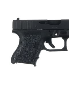 Talon Grips 117R Adhesive GripCompatible w/Glock 26/27/28/33/39 Gen4 w/Medium Backstrap, Black Textured Rubber