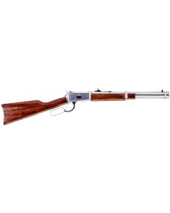 Rossi 920441693 R92Carbine 44 Rem Mag 8+1 16" Stainless Steel Round Barrel, Stainless Steel Metal Finish Receiver, Fixed Hardwood Stock, Right Hand
