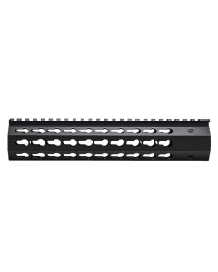 NcStar VMARFFKMC Keymod HandguardFree-Floating Aluminum Black Anodized 10" for AR-15, M4