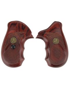 Pachmayr 63080 Renegade Grip Checkered Rosewood Laminate with Finger Grooves for Taurus 85
