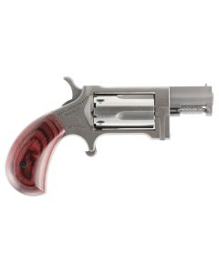 North American Arms SW Sidewinder22 WMR 5rd 1.50" Barrel, Overall Stainless Steel Finish &amp; Rosewood Birdshead Grip