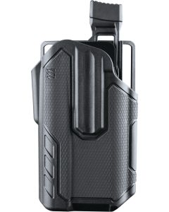 Blackhawk 419001BBR OmnivoreOWB Black Polymer Belt Slide Fits Most SemiAutos w/SureFire X300/X300U-A Lights Right Hand