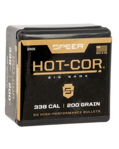 Speer 2405 Hot-Cor338Cal 200gr Spitzer Soft Point 50 Per Box/5 Case
