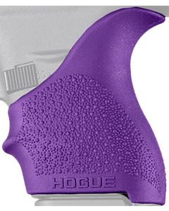 Hogue 18206 HandAll Beavertail Grip Sleeve Textured Purple Rubber for Glock 42, 43