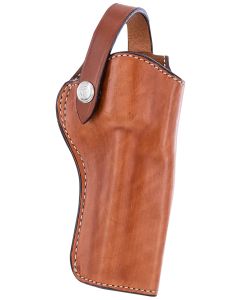 Bianchi 10054 1L Lawman Western OWB 02 Tan Leather Belt Loop Fits Colt New Frontier/Colt Single Action Army