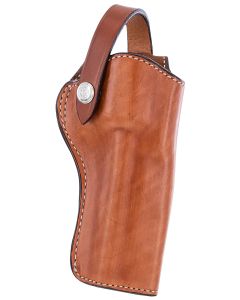 Bianchi 10066 1L Lawman Western OWB 04 Tan Leather Belt Loop Fits Colt New Frontier/Single Action Army