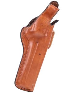 Bianchi 10309 5BHL ThumbsnapOWB Size 08 Tan Leather Belt Loop Fits S&amp;W N Frame/Colt Anaconda 4" Barrel Right Hand